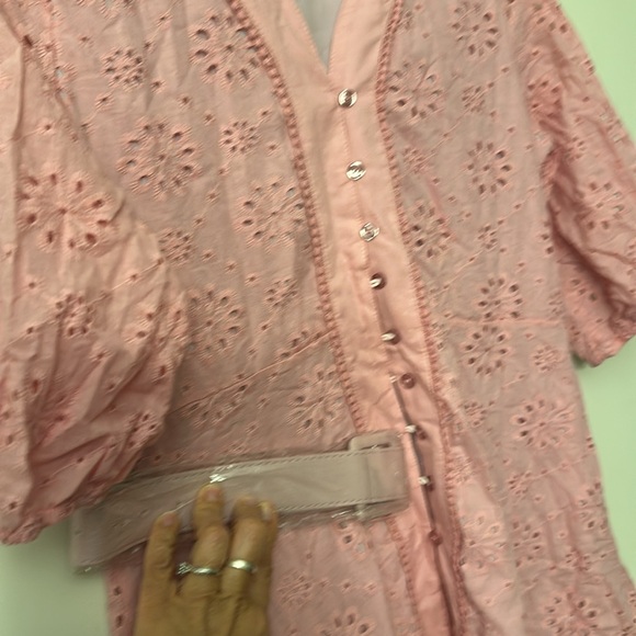 Cotton Summer V-Neck A-Line Dress for Effortless Style - Picture 4 of 6